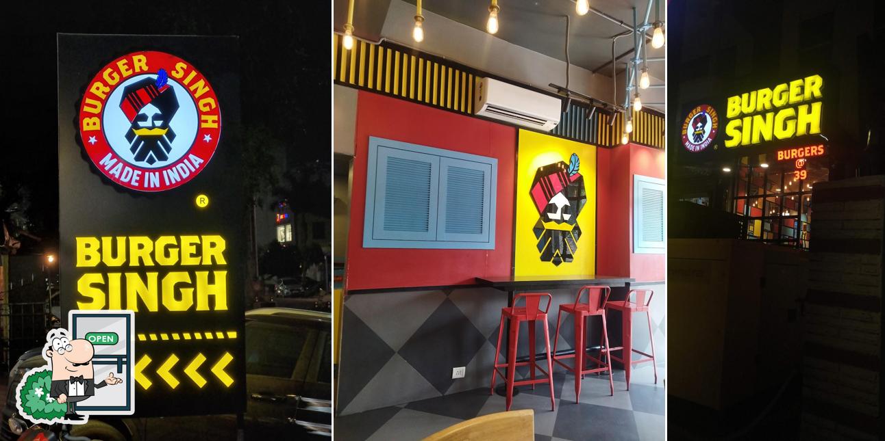The exterior of Burger Singh