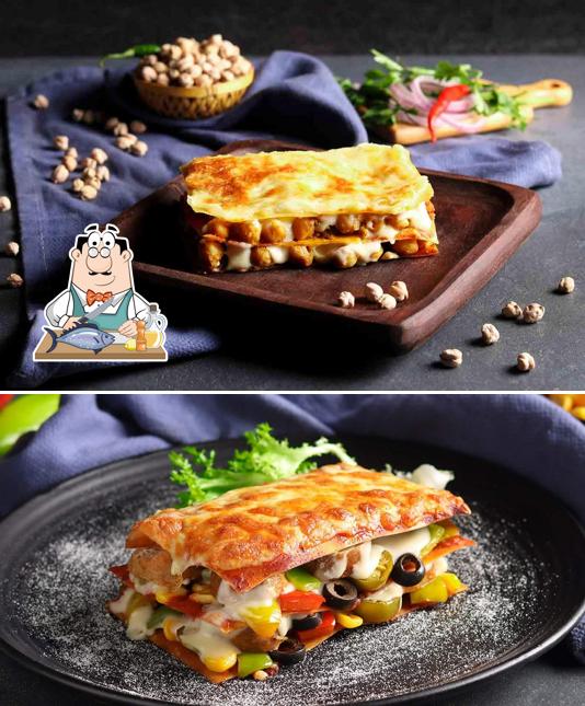 Grilled salmon at Firangi Bake