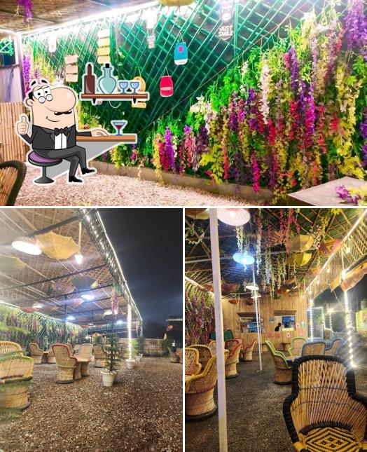 The interior of Garden Grill