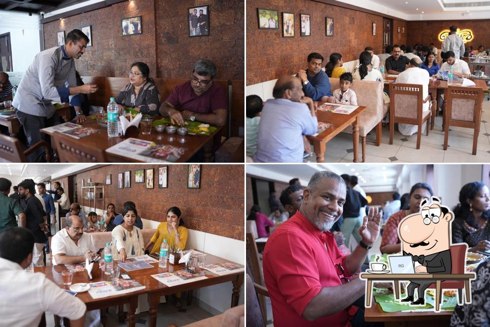 The interior of OLAN RESTAURANT THRISSUR