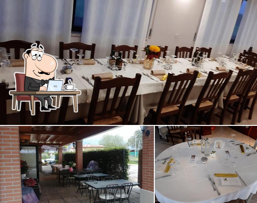 Gli interni di Trattoria Da Pocio