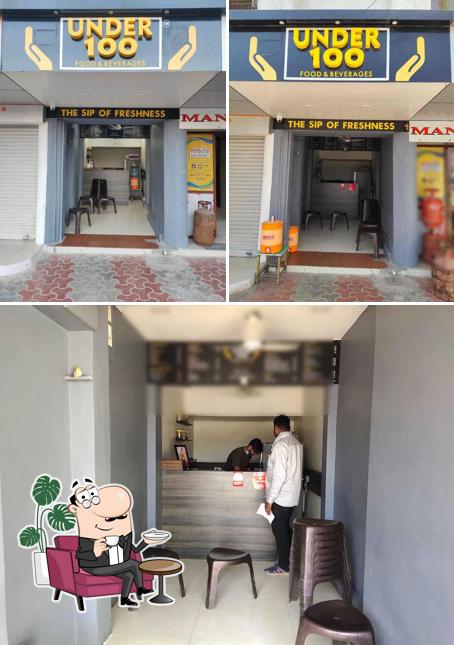 The interior of Under 100 Food & Beverages
