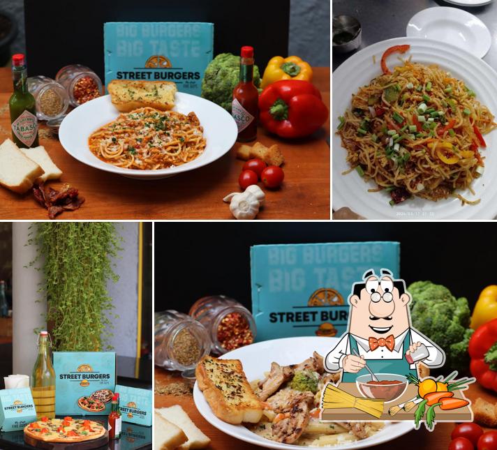 Spaghetti bolognese at Cafe Five Guys