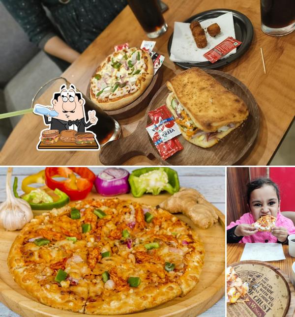 Lobster roll sandwich at Pizza Wings, Kurukshetra