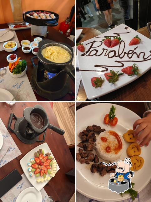 Comida em Restaurante Casa Suíça "A Casa do Fondue"