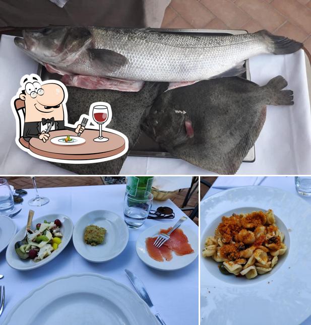 Platti al Ristorante Pizzeria Al Vecchio Frantoio