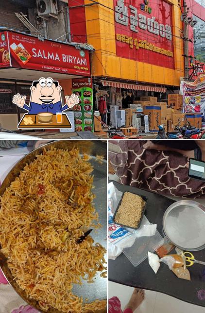 Among various things one can find food and exterior at Salma Biryani