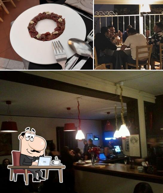 Guarda la foto che raffigura la interni e cibo di Radici Sarde Ristorante San Teodoro
