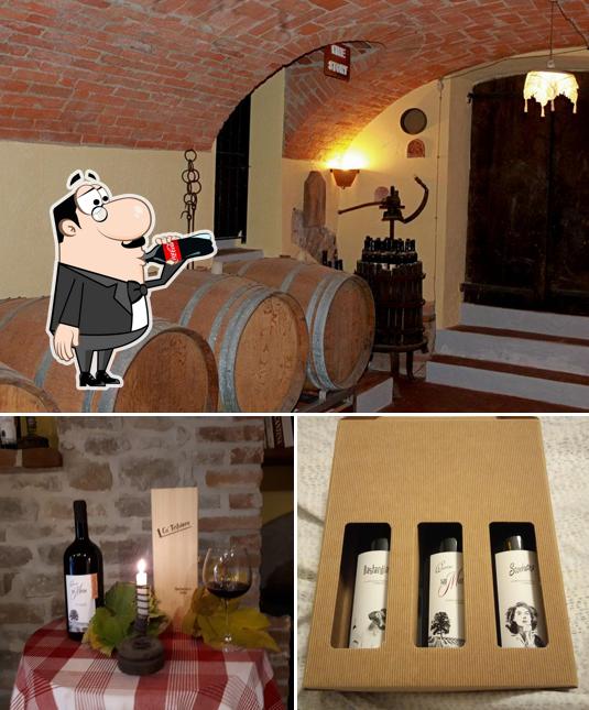 La immagine della bevanda e interni di Cantina Ca Trifolera Azienda Vitivinicola Degustazioni Negozio Cellar wine shop