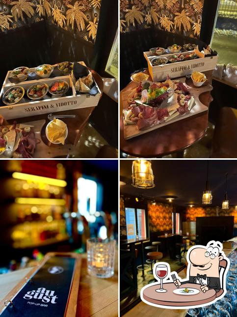 Questa è la foto che presenta la cibo e bevanda di August Bar