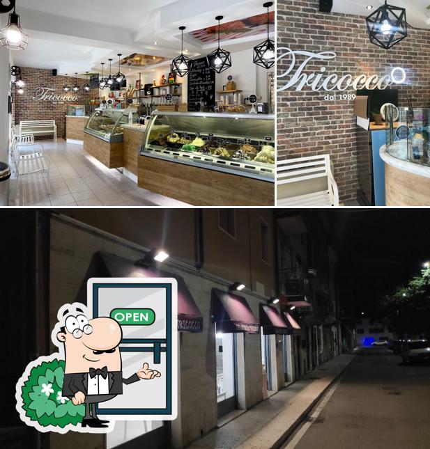 Gli esterni di Gelateria Tricocco dal 1989