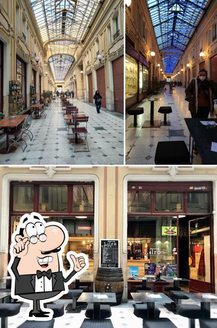 Gli interni di Litro Galleria