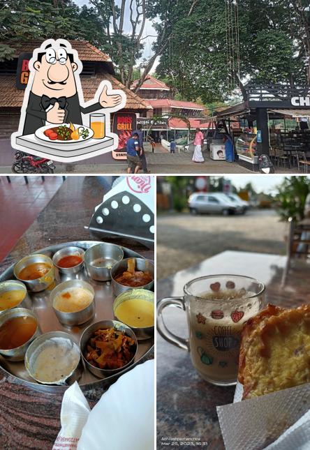 The restaurant's food and exterior