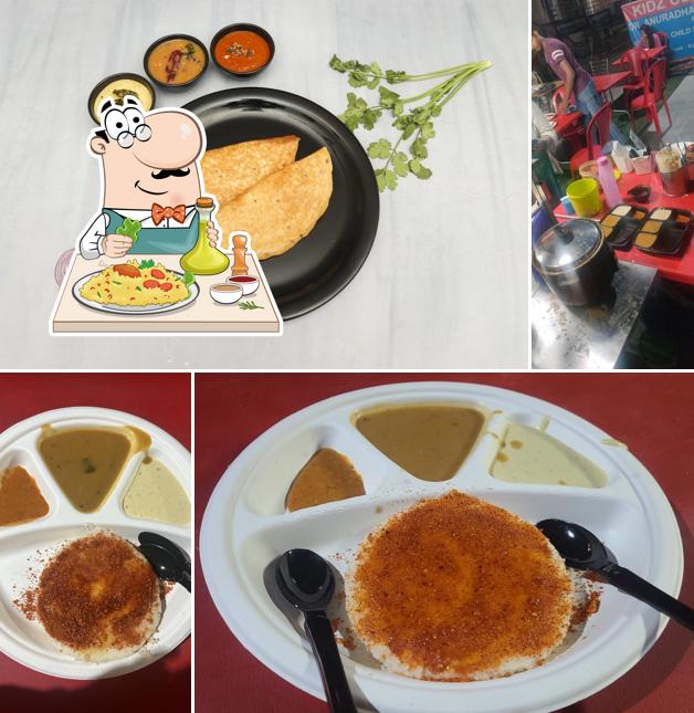 Creme brulee at Andhra DOSA