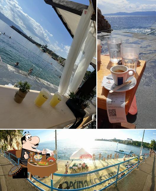 Metropolis beach bar si caratterizza per la cibo e esterno