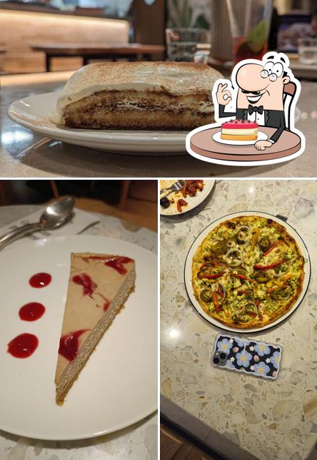 Cheesecake at PizzaExpress