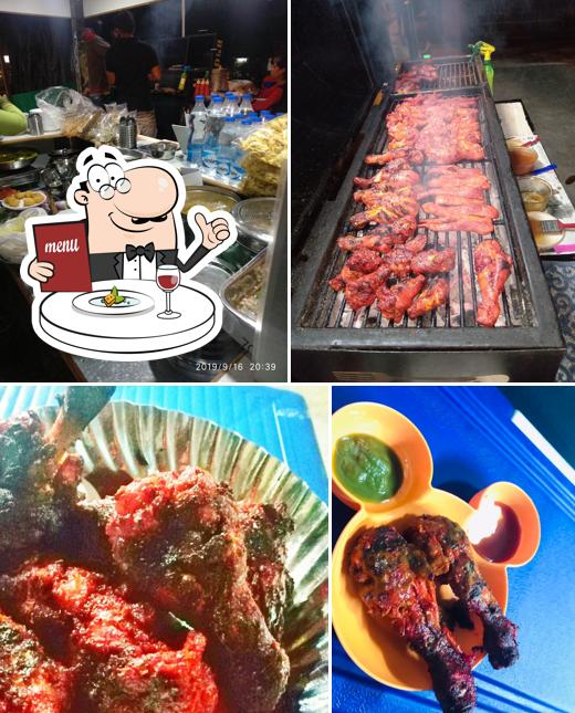 Food at Royal BBQ bike