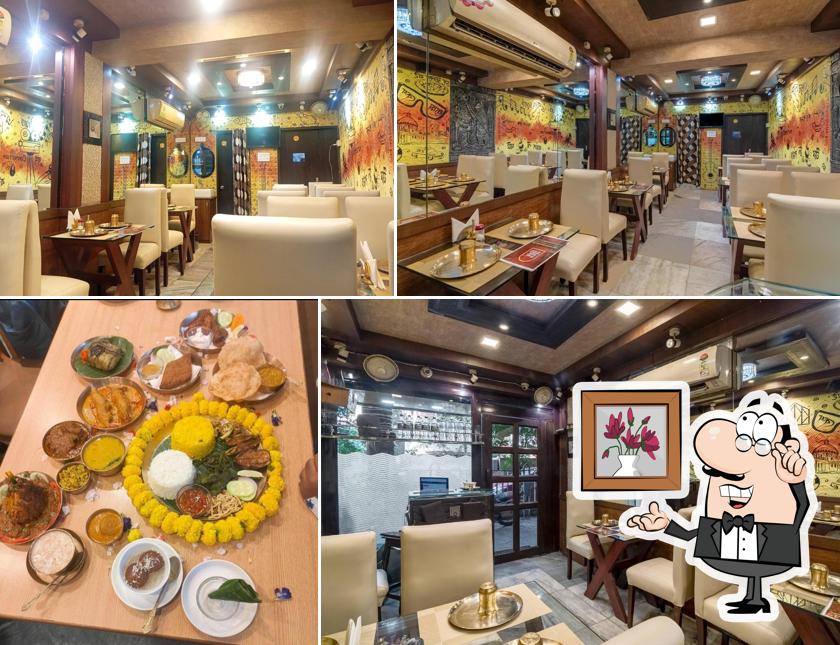 The interior of Aami Bangali Restaurant