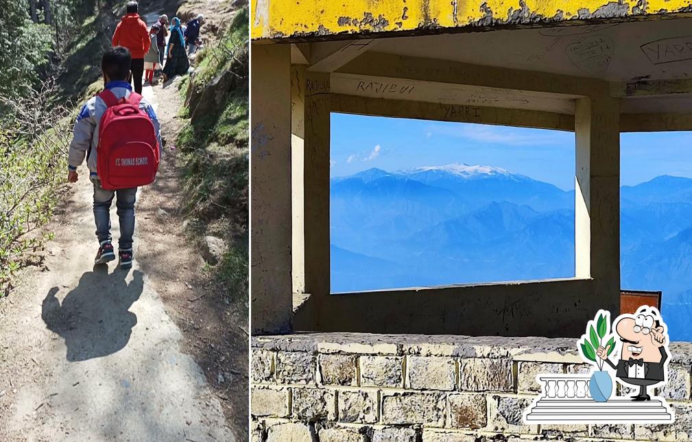 Enjoy the view at the outside area of Dainkund valley