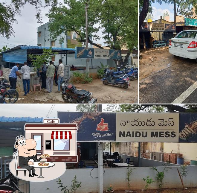 The exterior of Naidu Hotel