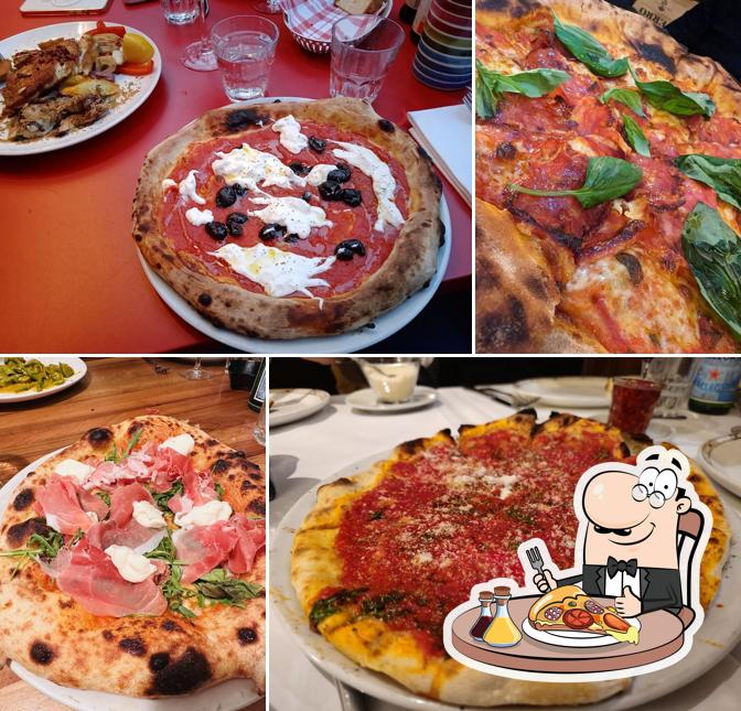 A Osteria Santo Bevitore, puoi ordinare una bella pizza