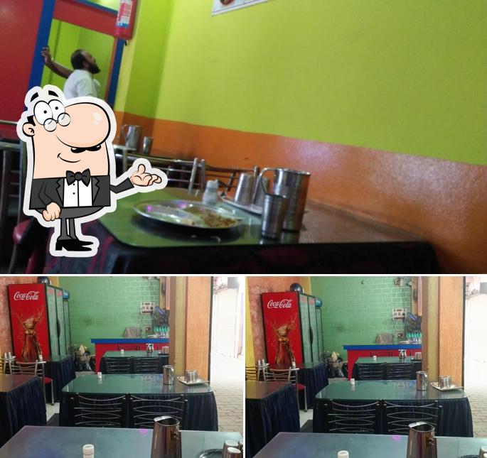 The interior of Khana Khazana Fast Food