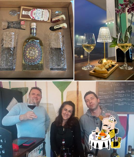 Questa è la foto che mostra la cibo e vino di MG WINE l’officina del vino