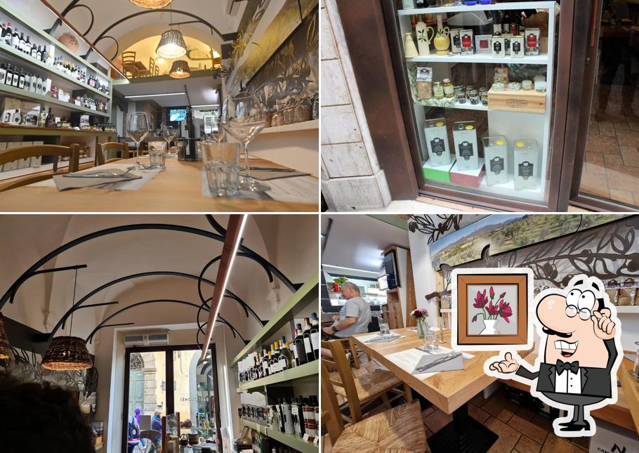 Gli interni di BARTOLOMEI Ristorante & Oleoteca