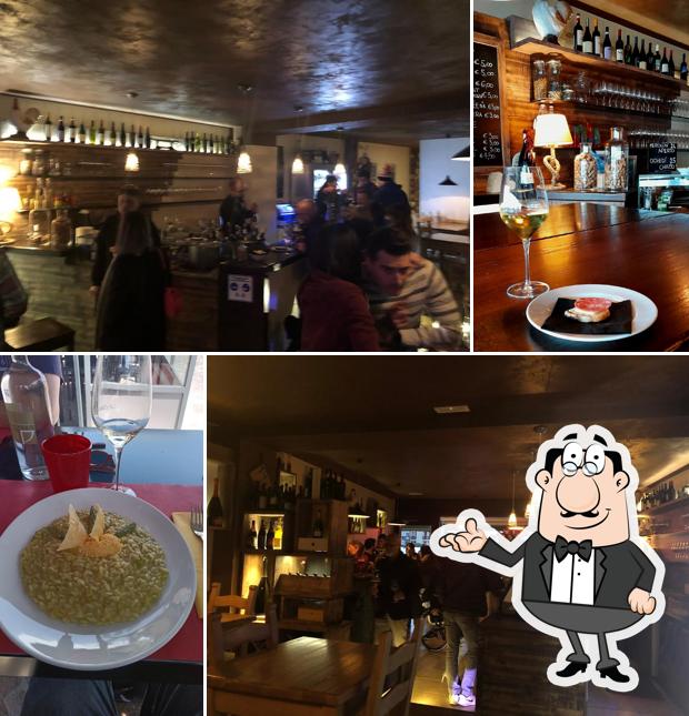 Dai un'occhiata agli interni di Enoteca La Cantina