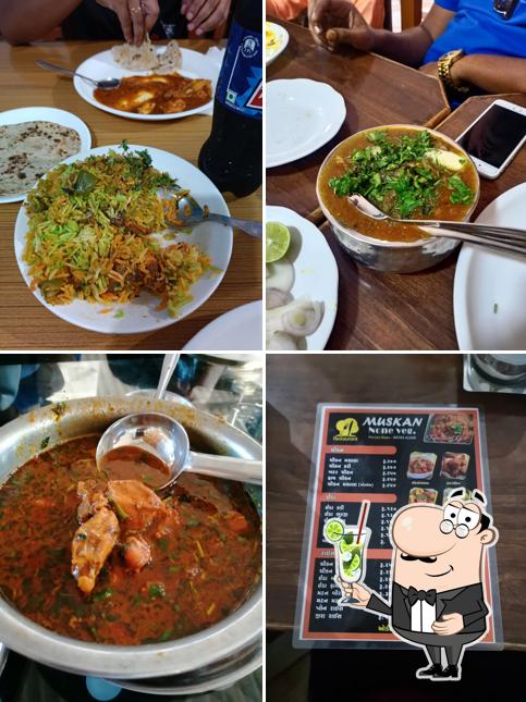 Enjoy a beverage at Muskan Non Veg Dining Hall
