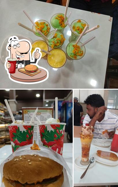Order a burger at NAVYA BAKERS, Annamanada