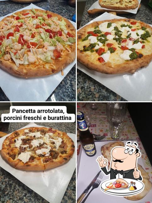 A Pizzeria Euro Da Fiore, puoi assaggiare una bella pizza
