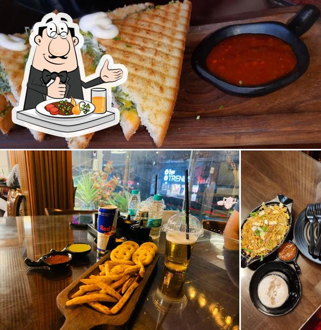 Food at Gabbar's Cafe