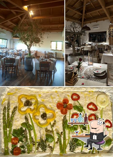 Questa è la immagine che mostra la interni e cibo di Agriturismo La Nuova Fattoria
