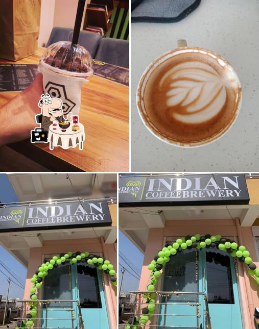 Food at Indian coffee brewery