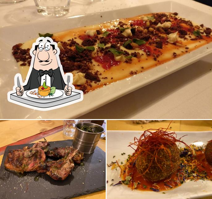 Cibo al Ristorante La Volpe e L'Uva