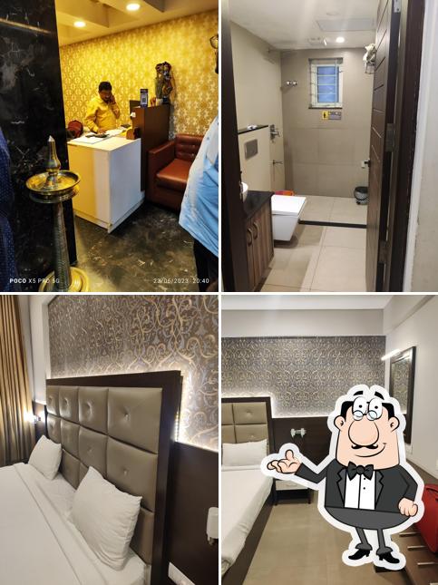 The interior of Sree Bhadra Residency