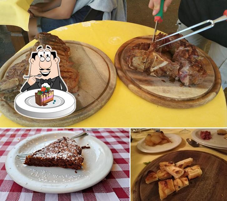 Torta al cioccolato al Trattoria Antico Sole - Le Piante