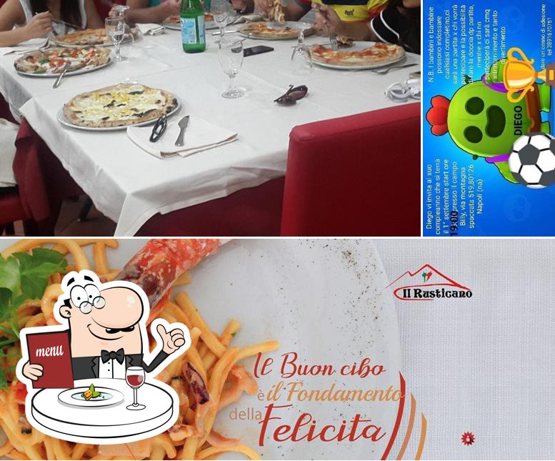 Platti al Ristorante Il Rusticano