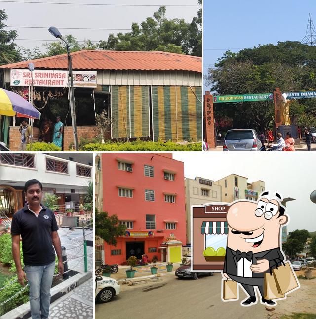 The exterior of Sri Srinivasa Restaurant