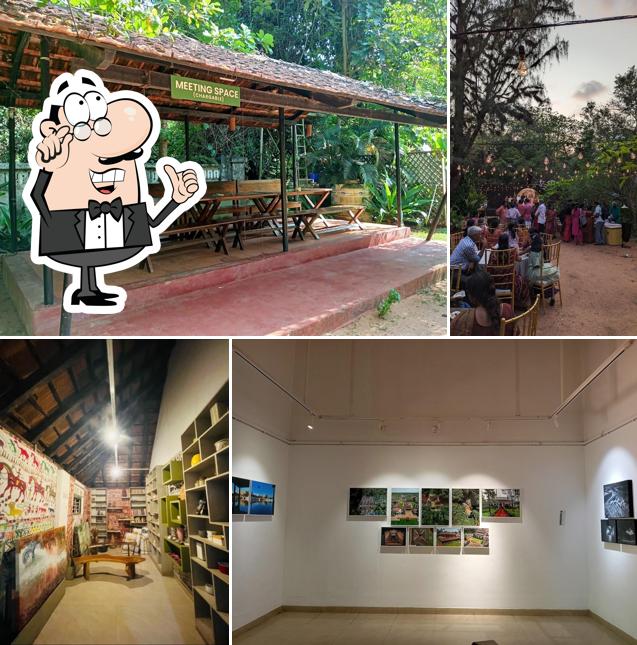 Take a seat at one of the tables at 8Point ArtCafe