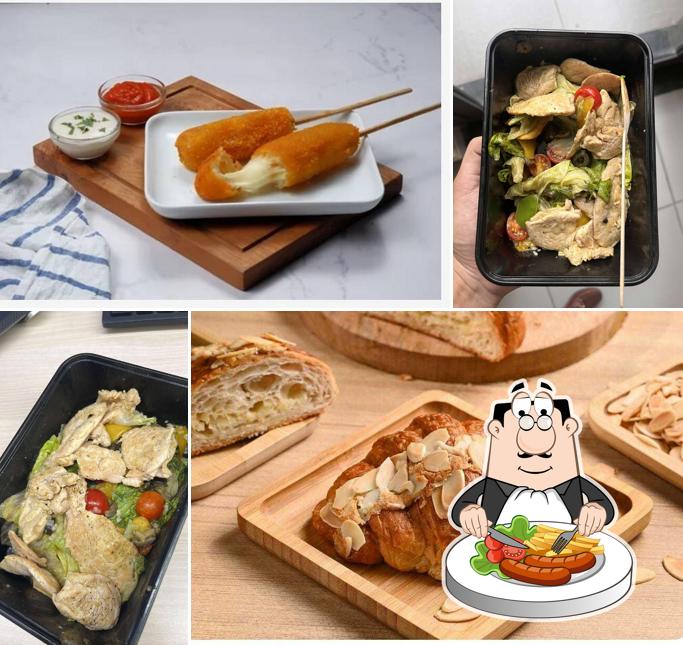 Food at Delidine Cafe