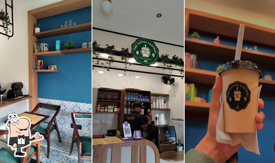 Take a seat at one of the tables at The Coffee Central