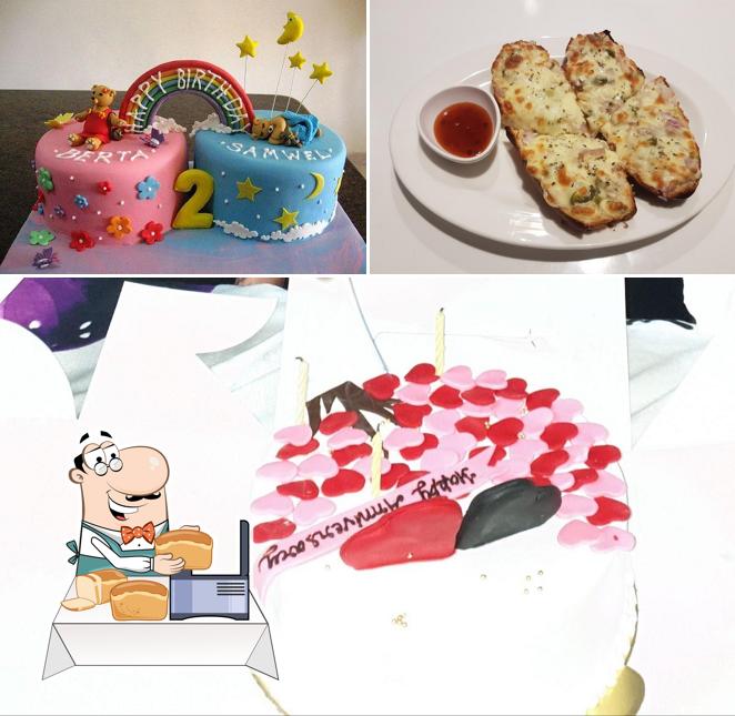 Garlic bread at Baking Bliss