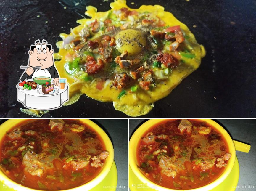 Hot and sour soup at Only Beef