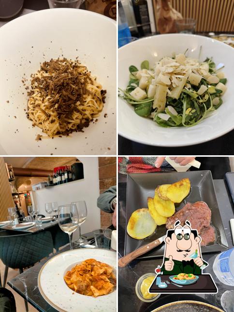 Cibo al Ristorante vino e cucina