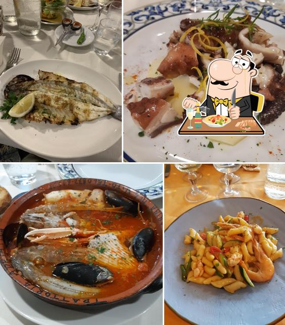 Platti al Trattoria Adriatica