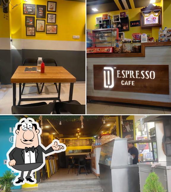 The interior of D” espresso cafe