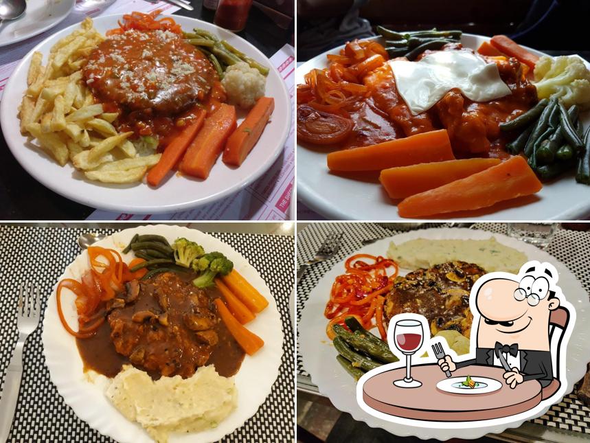 Food at Mezzaluna Indian & Continental Restaurant