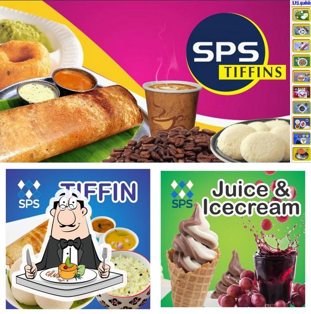 Meals at SPS Tiffins & Fruit Shop at Meenakshi Amman Temple, Madurai Famous Jigarthanda